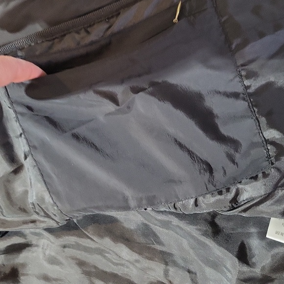 CALVIN KLEIN Black Full Zip Puffer Nylon Coat w/ Toggle Waist & Adjustable Cuffs - Picture 10 of 16